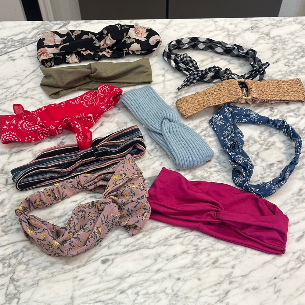 Stylish Women's Headband Collection - Floral, Solid, and Patterned